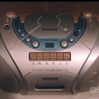 lettore cd, radio e mangiacassette