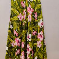 🌺 Gonna ampia fantasia floreale Tg. S 🌿