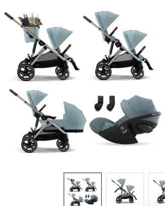 Cybex Trio Fratellare Gazelle S Stormy Blue