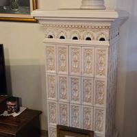 stufa maiolica di Castellamonte 