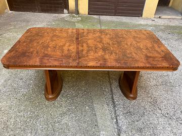 Tavolo antico in radica