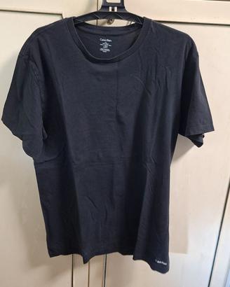 T-shirt Calvin Klein uomo nera taglia L Originale