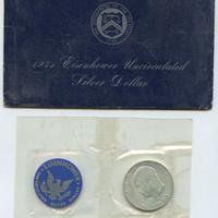 USA DOLLARO EISENHOWER ARGENTO 0,400 BLISTER ORIG.