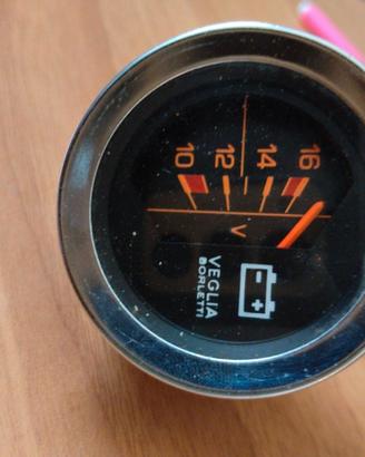 Voltmetro Veglia Borletti 12V 10-16V vintage auto