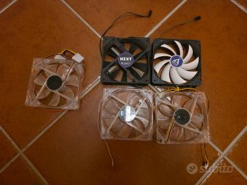 5x ventole 120mm da case + regolatore velocità