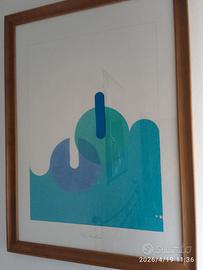 QUADRO OPERA GRAFICA ARTISTA BONALUMI AGOSTINO 