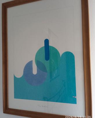 QUADRO OPERA GRAFICA ARTISTA BONALUMI AGOSTINO 