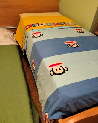 Letti scorrevoli su binario 