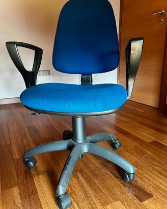 SEDIA UFFICIO COLORE BLU