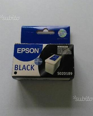 Cartuccia ORIGINALE EPSON BLACK S020189