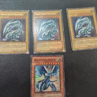 drago bianco occhi blu carte Yu gi oh rare