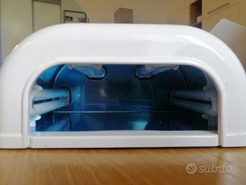 Lampada uv da ricostruzione unghie 36 watt 4 bulbi