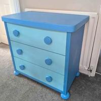 cassettiera mammut Ikea azzurra