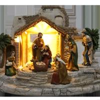 CARILLON PRESEPE GIGANTE h.29 CON MUSICHE NATALE