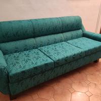 Divano letto 3 posti e poltrone abbinate