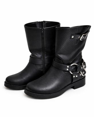 Stivali neri Lora Ferres con fibbie