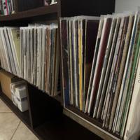 Collezione di vinili in blocco