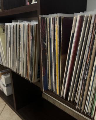 Collezione di vinili in blocco