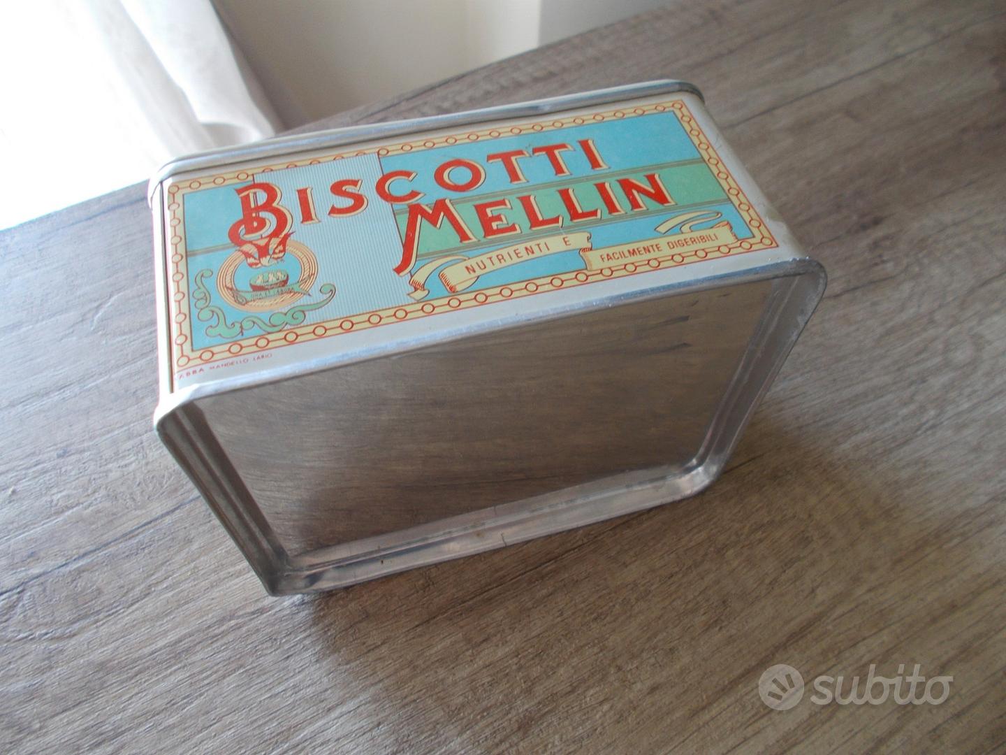 Scatola in latta vintage Biscotti Mellin - Collezionismo In vendita a  Catania