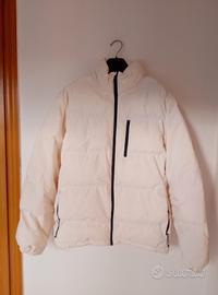 Giubbotto imbottito bianco H&M idrorepellente tg S