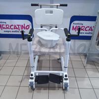 SEDIA A ROTELLE BIANCO NERO + ACC SP