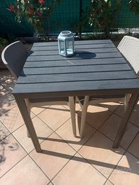 Tavolo per esterno 78x78x74cmH Leroy Merlin