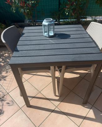 Tavolo per esterno 78x78x74cmH Leroy Merlin