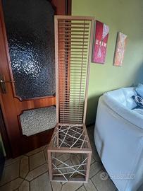 Servomuto a sedia in legno