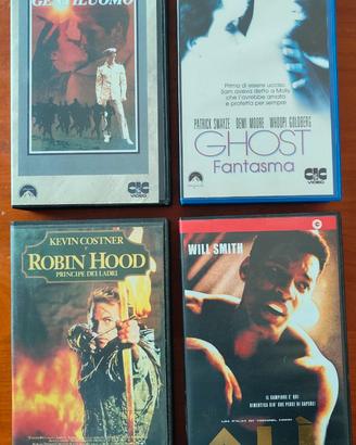 Set di 4 grandi film in vhs