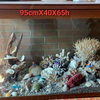 Acquario 95x40x65h buono stato 150€