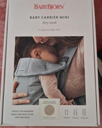 Marsupio mini Babyjörn rosa polvere
