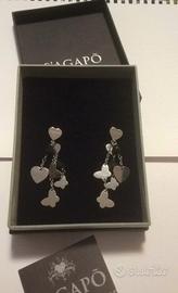 Orecchini acciaio S’agapò, con scatola originale