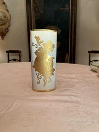 Vaso in ceramica e oro