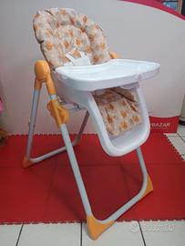 Seggiolone Giordani -  Stay Hungry 2 arancio