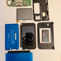 Nintendo 3DS XL Blue+Black Per Parti Di Ricambio