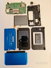 Nintendo 3DS XL Blue+Black Per Parti Di Ricambio