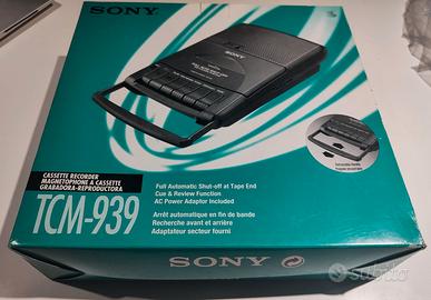 SONY CASSETTE RECORDER TCM-939 praticamente nuovo