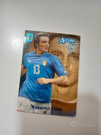 Carta Massimo Oddo - Panini "Azzurri con la rosa"