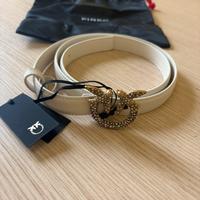 Cintura Pinko in pelle bianca
