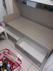 Letto con cassettiera Mondo Convenienza 
