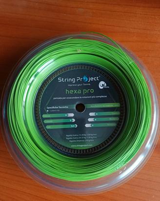 Corde da tennis String Project Hexa pro
