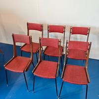 Set di 6 sedie Carlo Ratti