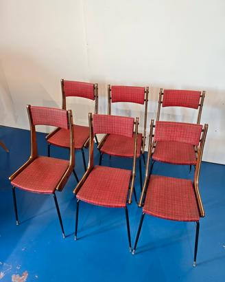 Set di 6 sedie Carlo Ratti