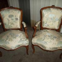 COPPIA DI POLTRONE LUIGI XV DELLA META' 700