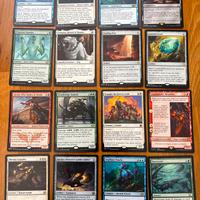Lotto 16 carte rare Magic The Gathering.