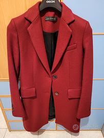 cappotto donna Zara colore Bordeaux tg. XS
