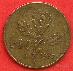 Moneta 20 Lire 1957