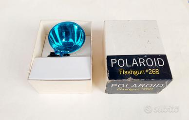 Storico Polaroid Flashgun a bulbi#268  con scatola