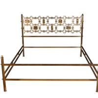 Letto in ottone Osvaldo Borsani-Arnaldo Pomodoro