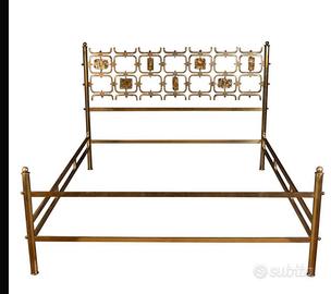 Letto in ottone Osvaldo Borsani-Arnaldo Pomodoro